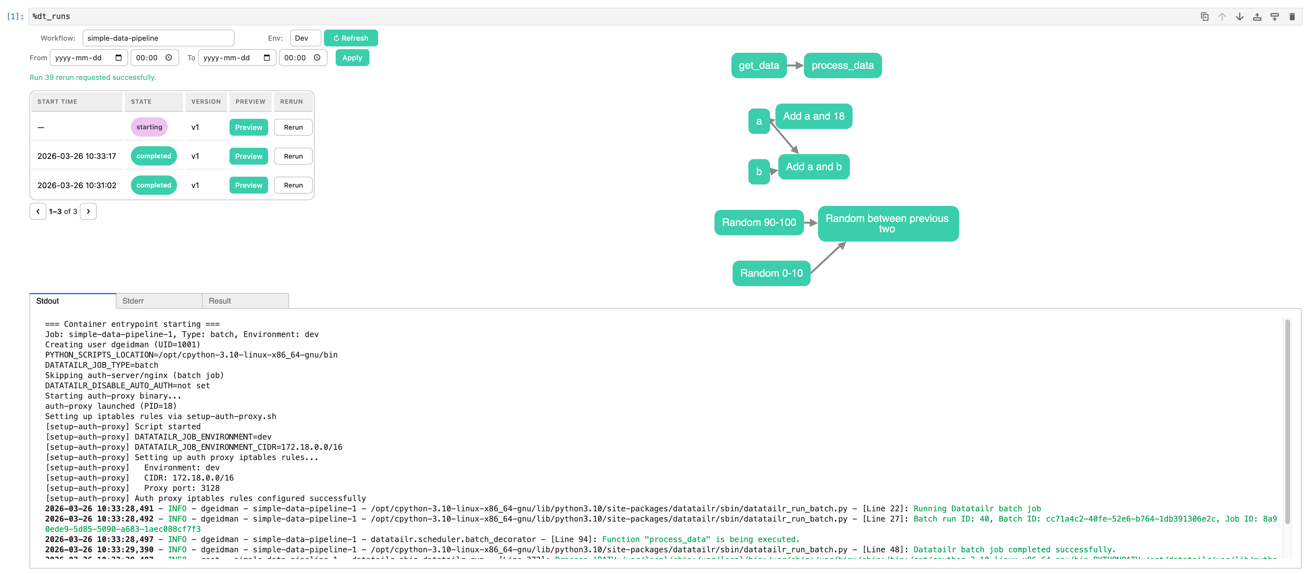 Workflow Results Explorer